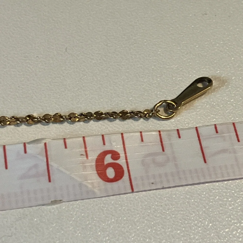 Vtg Avon Butterfly Chain Bracelet Dainty Minimalist Jewelry 6.5